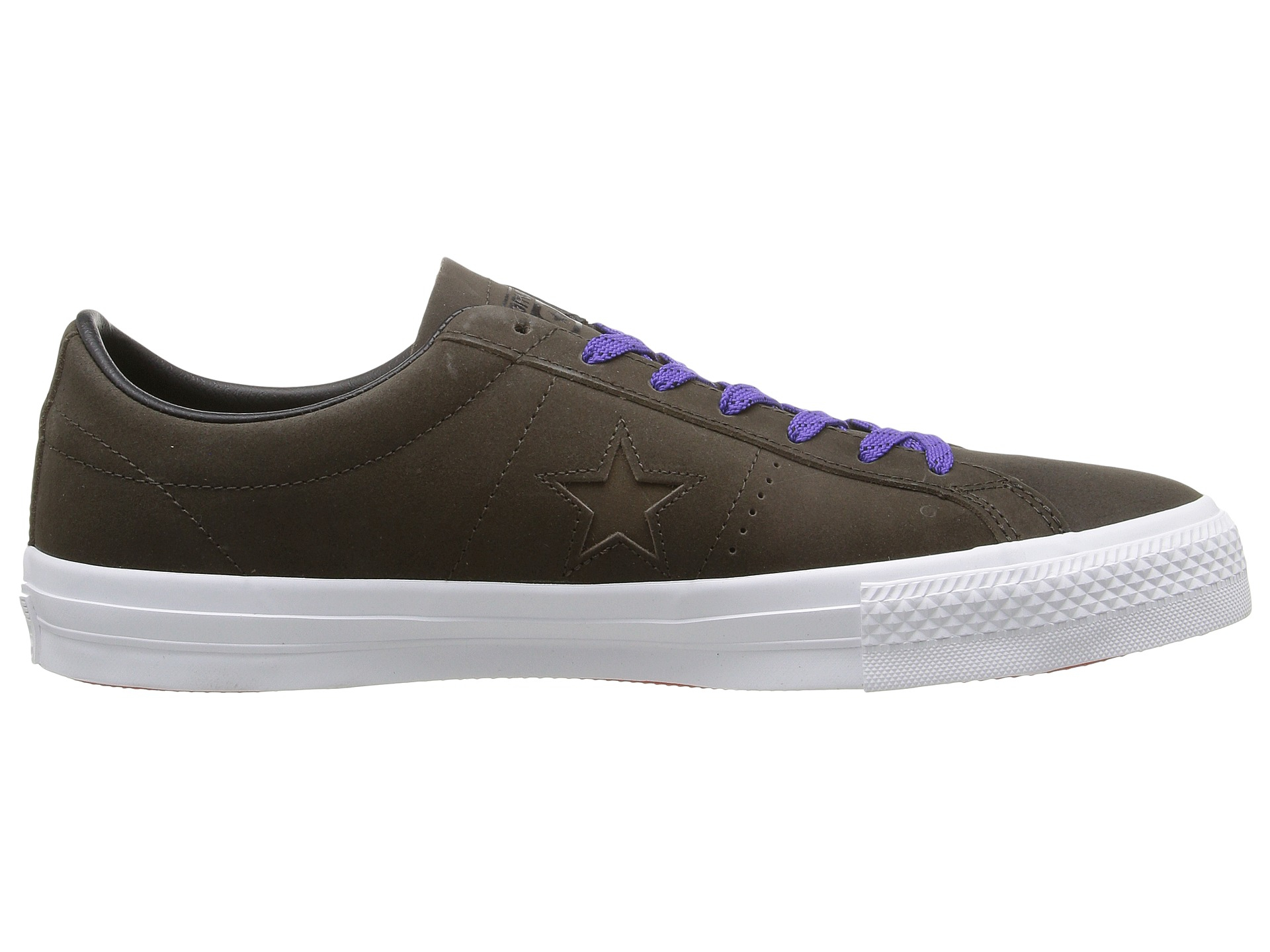 converse one star perf leather